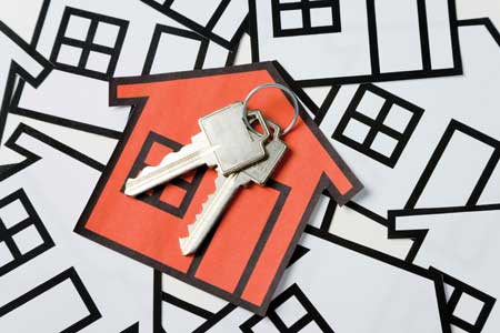 Image of keys to house