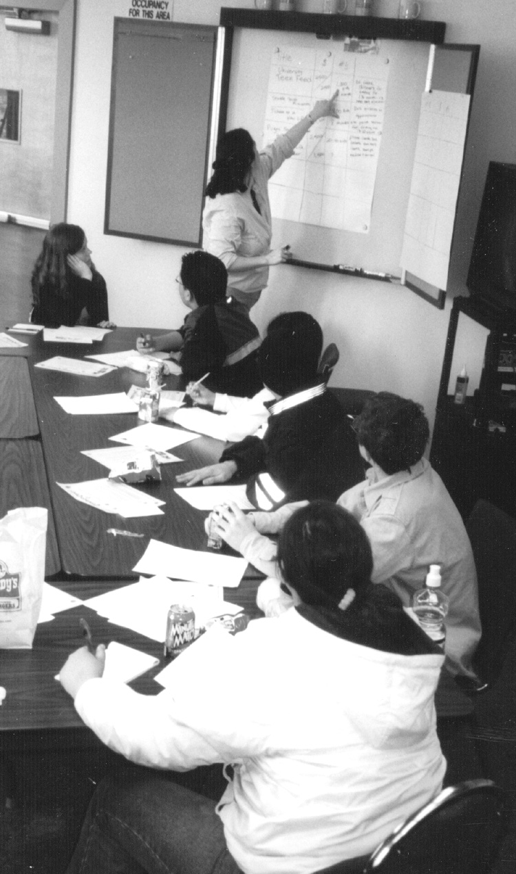 Youth Board meeting in 2002