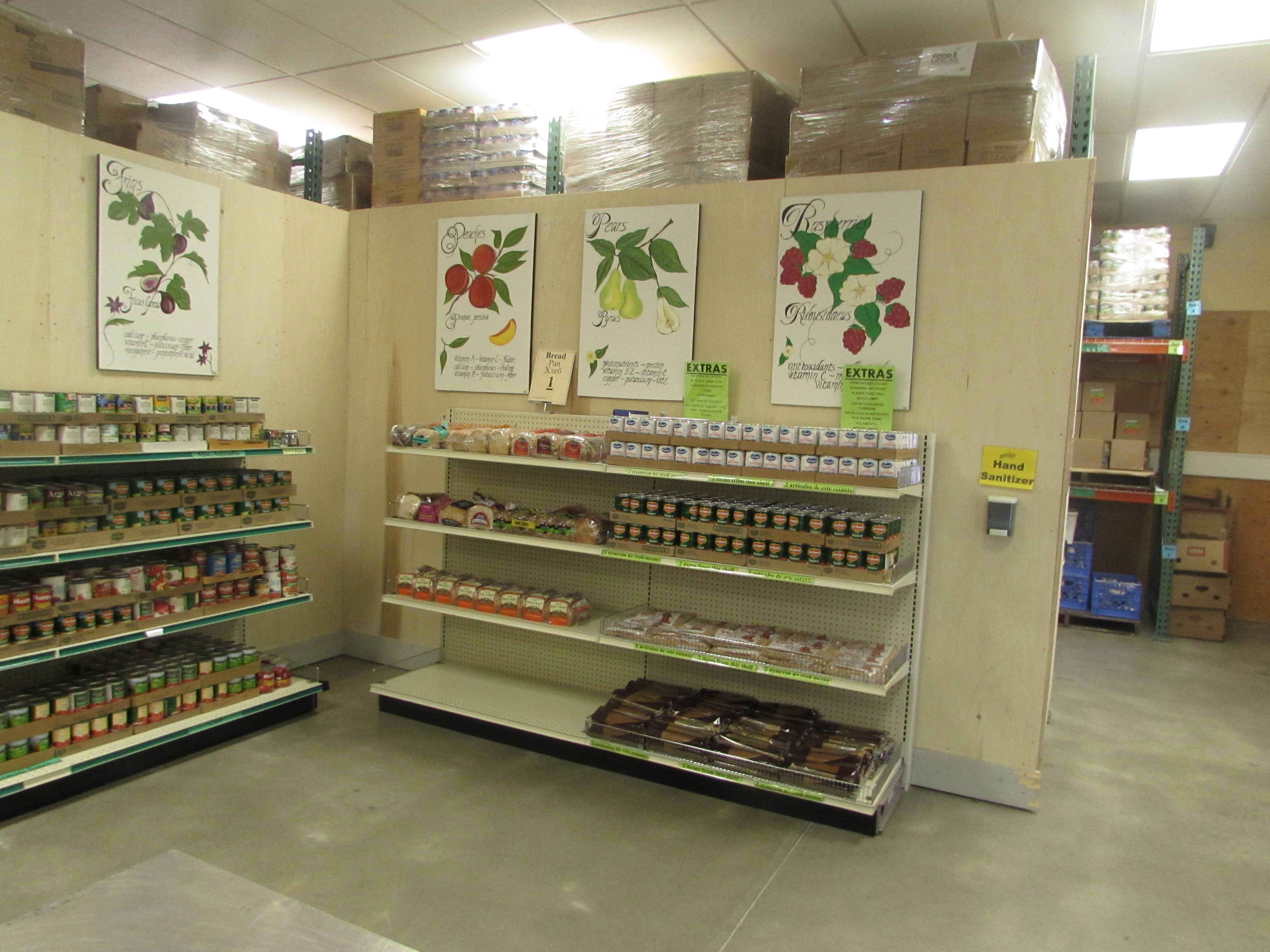 The Maple Valley grocery style food bank