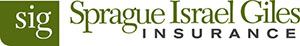 Sprague Israel Giles (sig) INSURANCE logo, green