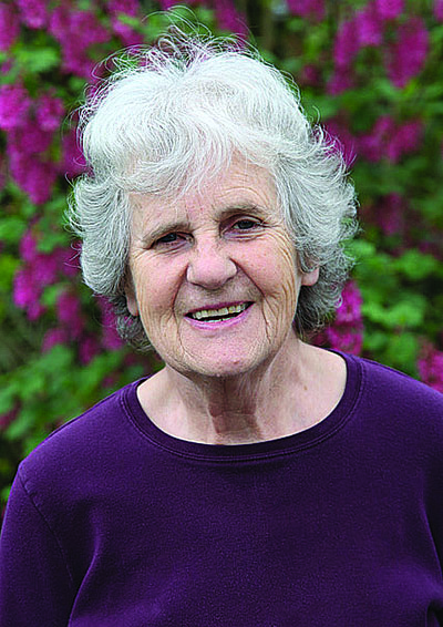 Donna Franklin, community volunteer at the Shoreline native plant garden
