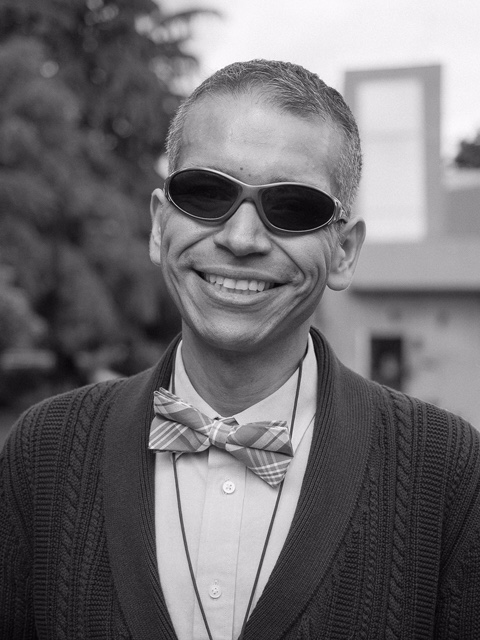 Victor De Los Santos, sunglasses on