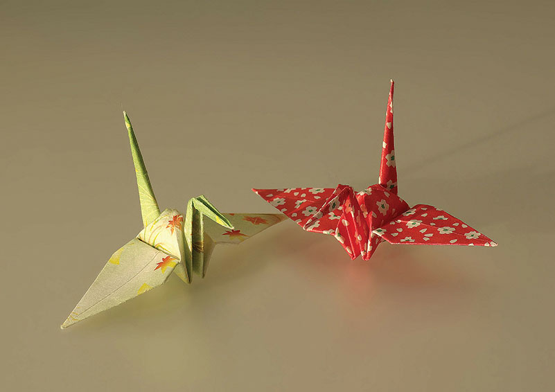Image of origami birds