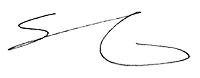 The signature of Shalimar Gonzales