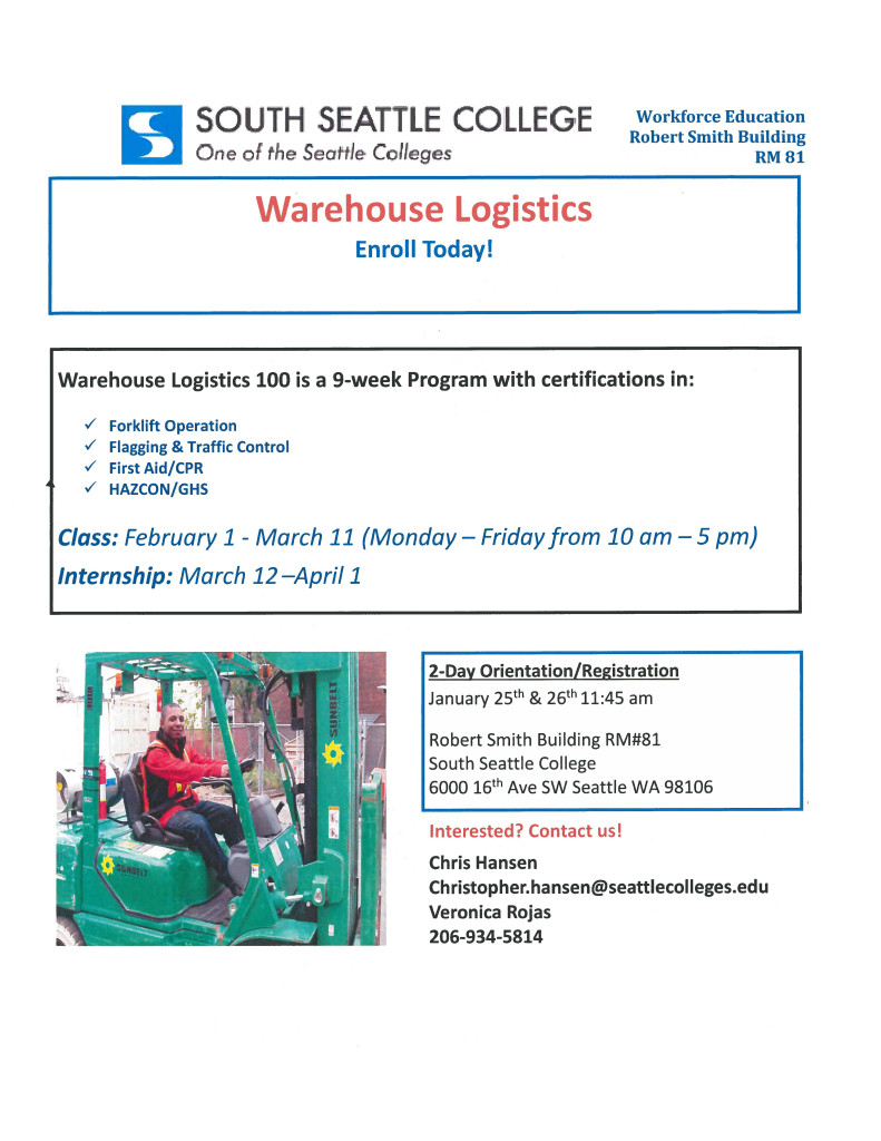 South Seattle College Warehouse