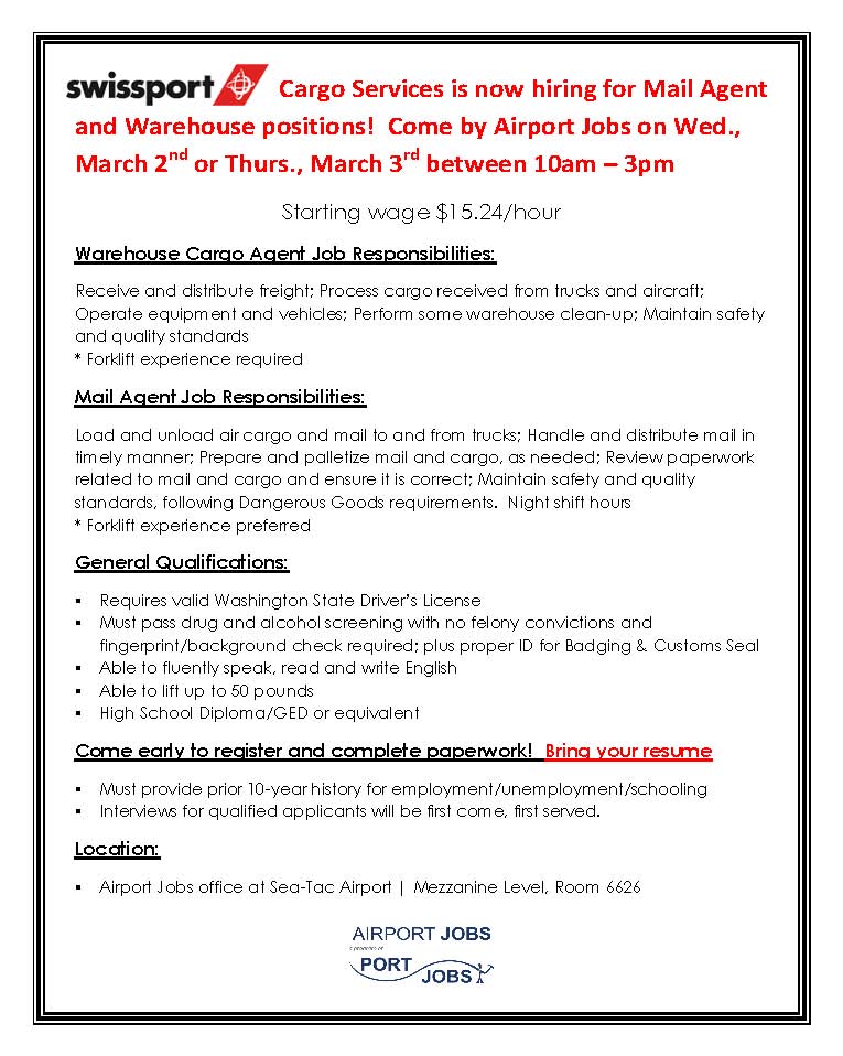 Mar 2nd Mar 3rd SwissportCargo Open Interview