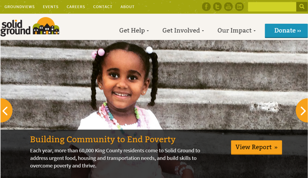 Solid Ground's new website masthead