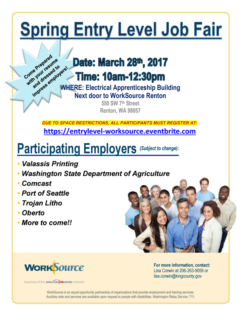 Spring Entry Level Hiring Event