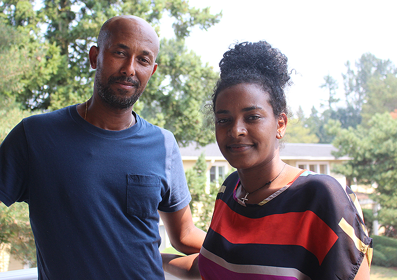 Eyasu & Belin, content at home (photo by Keyin Lu)