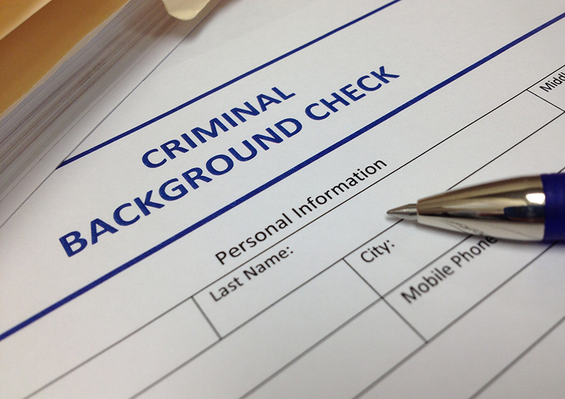 criminal background check form