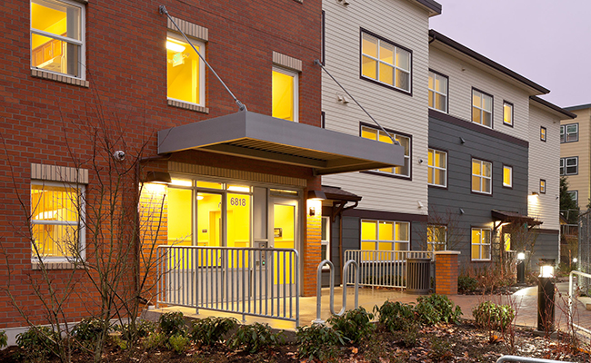 Housing complex where Charleena Lyles lived