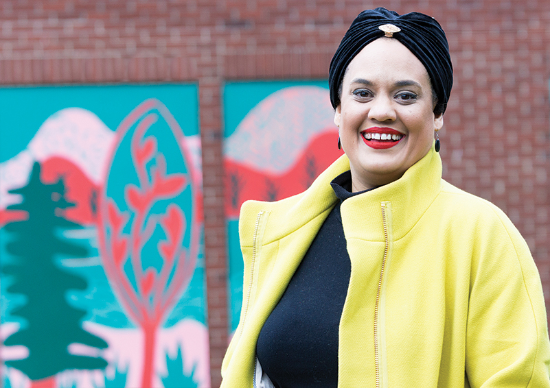 Lhorna Murray – artist, activist, community organizer & Sand Point Housing resident (photo & lead story by Chris Villiers | Writing, Photography & Strategic Communications)