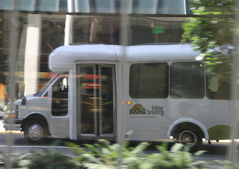 Circulator reflection (photo by Lara Breitkreutz)