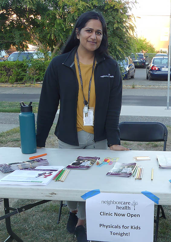 Neighborcare Health offered free physicals for kids at the event!