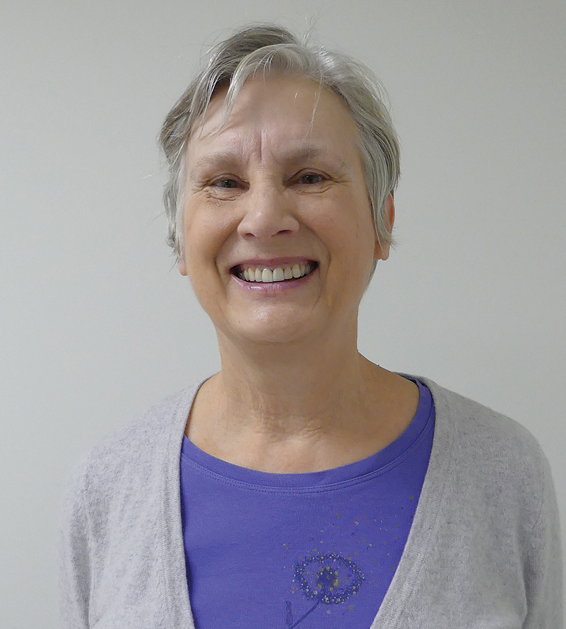 Portrait of Maryann Savina, an RSVP volunteer with Habitat for Humanity.